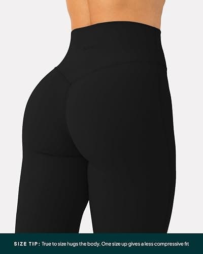 PAVOI ACTIVE Pilates Crossover Leggings for Women | Buttery Soft High Waisted V Cut Cross Waist Workout Yoga Pants | FlexFlow thumbnail 2