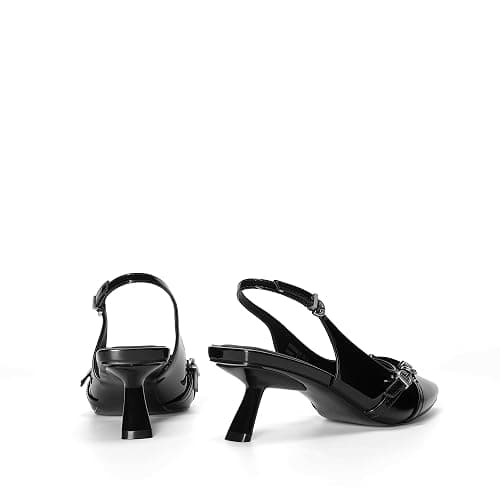 DREAM PAIRS Women's Low Kitten Heels Slingback Closed Pointed Toe Comfortable Dressy Pumps Wedding Party Casual Elegant Dress Shoes thumbnail 5