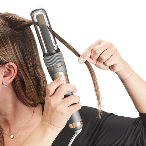 Conair Curl Secret Ceramic Auto ¾” Barrel Hair Curler - multiple 5 heat settings - Custom 3 curl directions (left, right and Alternating) -High heat up to 210°C (410°F), Auto off for safety, Dual Voltage thumbnail 3