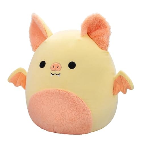 Squishmallows Original 16-Inch Meghan Cream Fruit Bat with Fuzzy Peach Belly - Official Jazwares Large Plush thumbnail 4