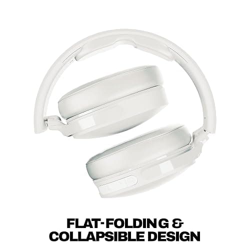 Skullcandy Hesh Evo Wireless Over-Ear Bluetooth Headphones with Extra USB-C Charging Cable, Noise Isolating, 36 Hours Battery, Foldable Lightweight Design, Microphone for iPhone Android - Bone thumbnail 5