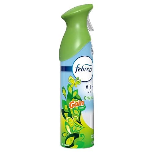 Febreze Air Mist, Air Freshener Spray, Odor Fighting Room Spray, Deodorizer for Home Bathroom Kitchen Office Apartment Dorm Room Classroom, Gain Original Scent, 8.1oz (Pack of 6) thumbnail 11