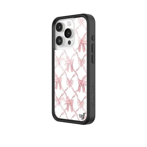 Wildflower Cases - Compatible with iPhone 16 Pro | Protective Bumper, 6.5ft Drop Test Certified, Women Owned Small Business | Cute Trendy Coquette Pink Bows Ballet Slippers | On Pointe thumbnail 2