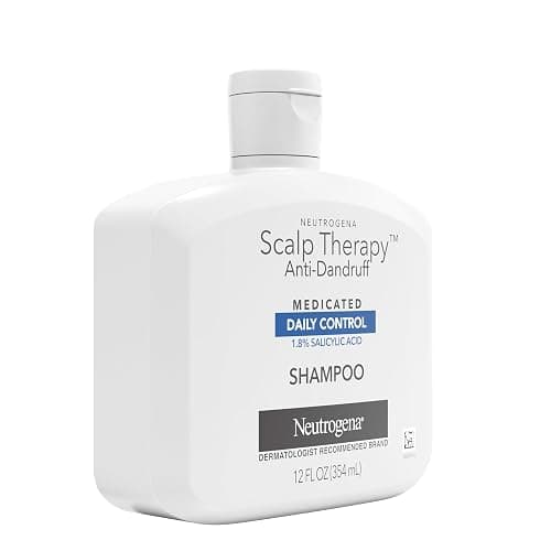 Neutrogena Scalp Therapy Anti-Dandruff Shampoo Daily Control, 1.8% salicylic acid, with fragrance of warm vanilla & toasted coconut notes, 12 fl oz thumbnail 7