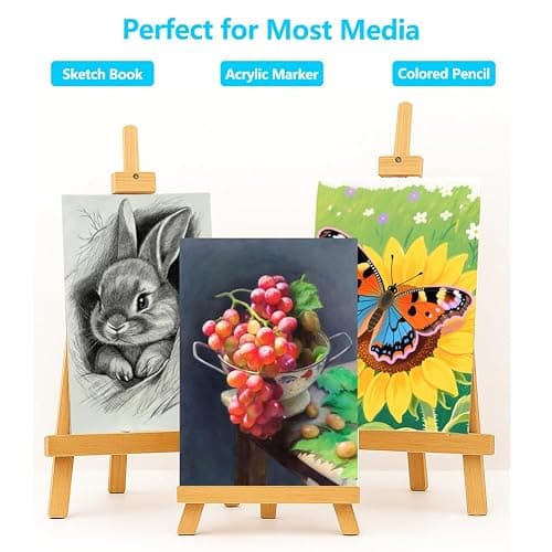 Canvas Painting Acrylic Sketch Book - 9x12 Inch, 20 Sheets (115lb/187g) Mixed Media Sketchbook, Art Supplies for Adults & Kids Canvases Painting pad for Acrylic, Oil, Marker, Drawing, Sketching thumbnail 4