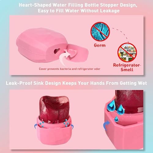VANALIA Ice Roller and Gua Sha Set for Face, Eyes and Neck - Skin Care Beauty Tools to Brighten Skin and Enhance Natural Glow (Pink) thumbnail 5