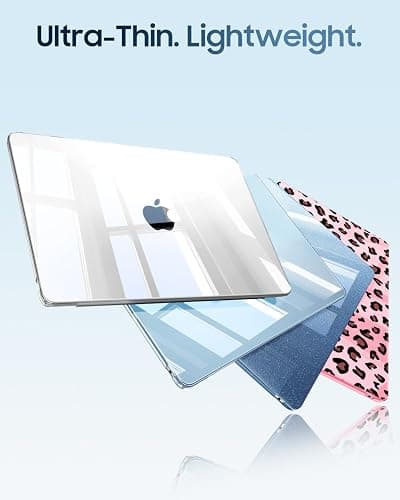 Fintie Hülle Kompatibel mit MacBook Air 15 Zoll M5 M4 M3 M2 (2026-2023) | A3448 A3241 A3114 A2941, Ultradünne Hartschale Schutzhülle Snap Case Cover, Transparent thumbnail 8