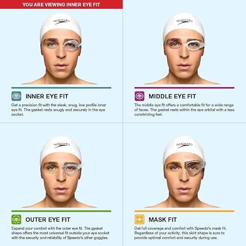 Speedo Women's Swim Goggles Mirrored Vanquisher 2.0 thumbnail 9
