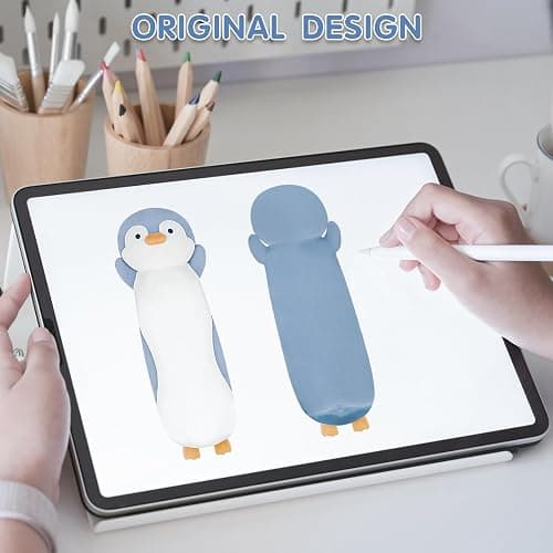 Dalmao 36" Penguin Stuffed Animal, Soft Jumbo Long Cuddle Pillow, Cute Blue Penguin Plush Body Pillow Plushies Toy Gift for Kids, Boy and Girls Birthday, Easter thumbnail 9
