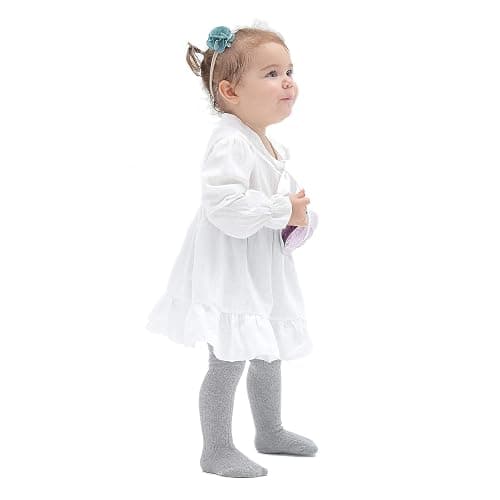 EPEIUS Baby Girl Tights Thick Cable Knit Leggings Stockings Cotton Pantyhose for Newborn Infant Toddler 3/4/5/6 Pack thumbnail 7