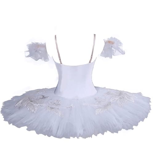 MTPLOP Swan Lake Performance Costume Ballet Dress White Sarong Competition Tutu Kids Adult Ballet Puffy Skirt thumbnail 5
