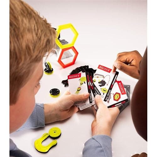 Fat Brain Toys Magshuto Stunt Park, Trick Shot System, Magnet Toys Skill Disc Launch Set, Magnet Game for Kids and Tweens thumbnail 2