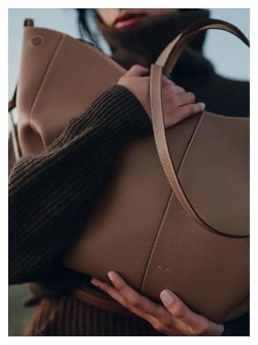 Large Capacity Tote Bag for Women, Fashion Vintage Shoulder Bag, Chic Leather Handbag Hobo Purse Work Bag. thumbnail 6