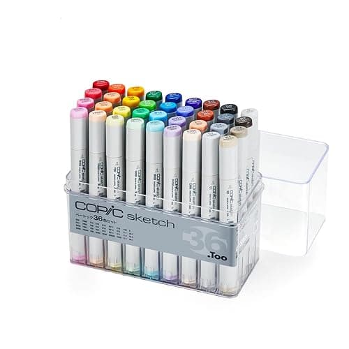 Too Copic Sketch Basic 36 Color Set - Image 1