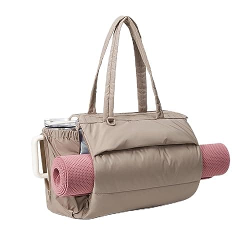 BAGSMART Women's Gym Duffel Bag for Yoga Mat, 22L with Wet Pocket | 22L Capacity, Wet Pocket, Yoga Tennis Badminton, Trolley Sleeve, Ryanair EasyJet Underseat & Carry-On Compliant - Image 1