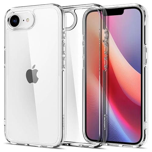 Spigen for iPhone 16e Case, Ultra Hybrid [No Magnet Ring][Anti-Yellowing] - Crystal Clear - Image 1