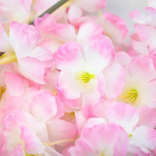 GPARK 10 Pack /70 inch/5.9FT Artificial Cherry Blossom Hanging Vines Silk Flower Sakura Garland for Wedding Party Room Wall Decor Japanese Decoration Light Pink thumbnail 6