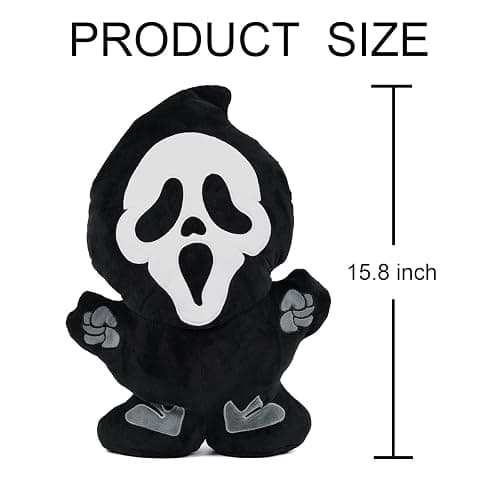 GAGEC Halloween Ghost Pillow Funny Spooky Ghost Throw Pillows 15.8 Inch Halloween Home Sofa Decorations Horror Decor for Friends Family thumbnail 3