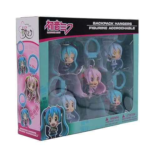 Just Toys LLC Hatsune Miku Backpack Hangers – 5‑Pack Sakura, Snow & Classic Miku Keychains – PVC Anime Hangers for Bags, Backpacks, Purses & Gifts thumbnail 9