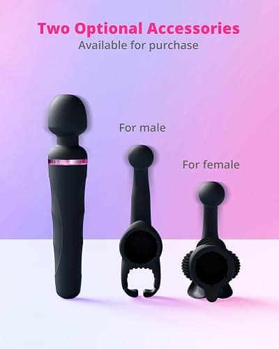 LOVENSE Domi 2 Wand Massager Clitoral Vibrators, Intense Vibrator Black Adult Sex Toys&Games for Women Men Powerful Massage with Dual Rotating Head, Remote Control Vibrator for Couple Play thumbnail 5