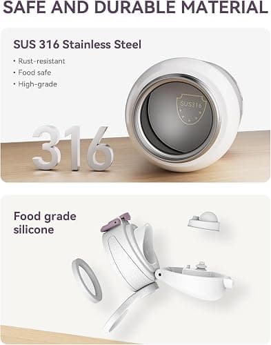 comfyer Portable Milk Warmer for Travel, Portable Bottle Warmer with Fast Heating & Long Battery Life, Instant Breast Milk, Formula or Water Warmer with 12 Ounces Big Capacity, Car, Airplane Journey thumbnail 6