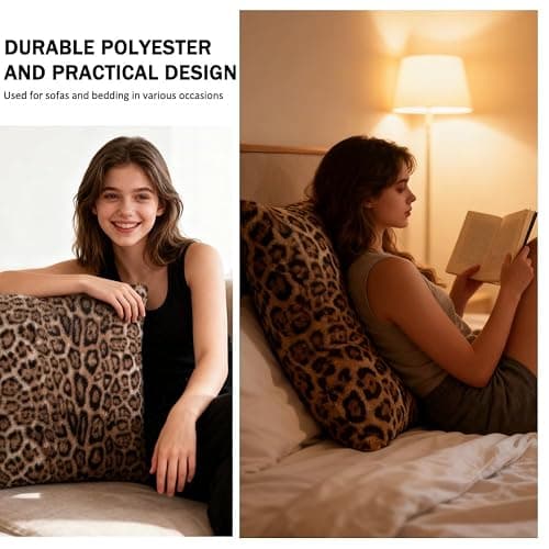 VorErgyllic Gaming Pillow Cushion Covers Gamer Gifts for Boys 45 X 45 Decorative 2pcs Game Pillow Cases for Gamers Living Room Bedroom Sofa Chair Cushion Covers Home Decor (Leopard) thumbnail 4