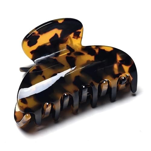 Medium Claw Hair Clips for Women Girls Tortoise Hair Jaw Clips Celluloid Hair Claw Clamps Leopard Print Hair Clasp 3 Pack Mother's Day Gifts thumbnail 5