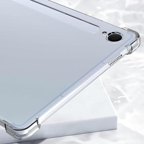 Natbok Case Clear for Samsung Galaxy Tab S10 FE Plus 13.1 Inch 2025,Advanced Airbag Drop Protection,Flexible Silicone TPU Shockproof Anti-Scratch,Slim-Fit Shell Case Galaxy Tab S10 FE+ Tablet Cover thumbnail 5