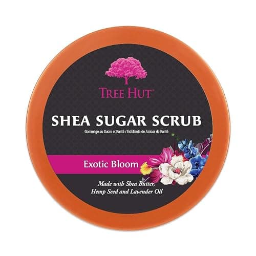 Tree Hut Exotic Bloom Shea Sugar Scrub | Exfoliating Body Scrub Removes Dead, Dry Skin for a Soft & Hydrated Feel | Nourishing Essential Body Care | 18 fl oz. thumbnail 3