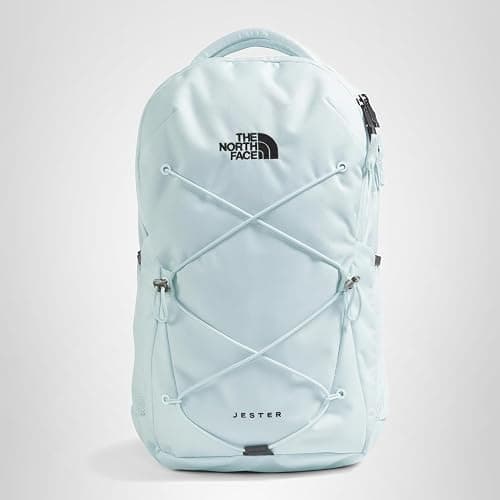 The North Face Women's Jester Everyday Laptop Backpack - Commuter Travel Bag, Laptop Sleeve, Water-Repellent, Ice Blue/TNF Black, One Size thumbnail 7