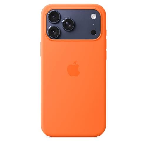 Apple iPhone 17 Pro Max Silicone Case with MagSafe and Camera Control: Lightweight Phone Case, Wireless Charging Compatible, Smooth Matte Finish; Orange thumbnail 3