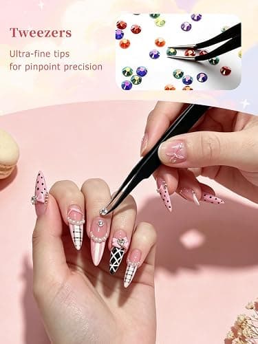 Wliurf 64032Pcs Bedazzling Kit, 40Colors 3mm Bedazzler Kit with Rhinestones | Resin Bedazzle Kit with B7000 Jewelry Glue & Tools, for Book Clothes Makeup DIY Crafts, Birthday Gifts for Teen Girls Women thumbnail 5