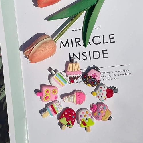 AMMY Candy Hair Clip for Girls, 22 Pcs Candy Hair Accessories Cute Barrettes Rainbow Cupcake Hair Pins for Little Girl Kids Children thumbnail 3