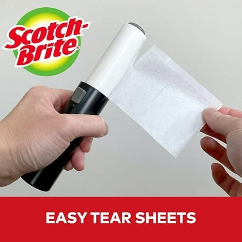 Scotch-Brite Mini Travel Lint Roller, Works Great On Pet Hair, 30 Sheets thumbnail 4