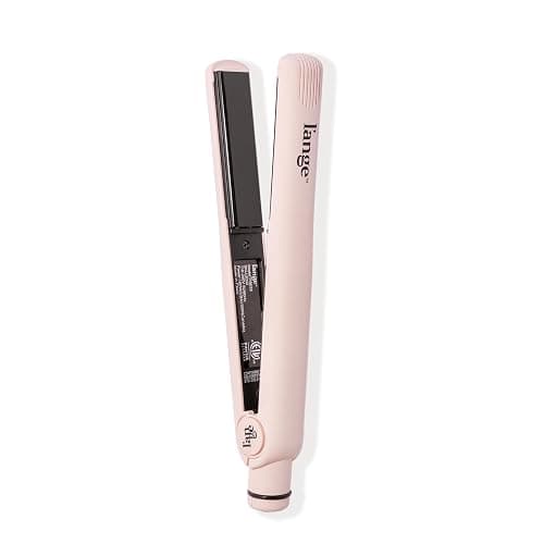 L'ANGE HAIR Aplatir Ceramic Flat Iron Hair Straightener | Adjustable Temp Dual Voltage Hair Straightening Iron | Tourmaline-Infused Flat Iron | Best 1 Inch Flat Iron to Ease Frizz | Blush (Blush) - Image 1