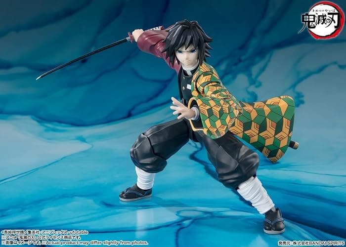TAMASHII NATIONS - Demon Slayer: Kimetsu no Yaiba - Giyu Tomioka S.H.Figuarts Action Figure thumbnail 6