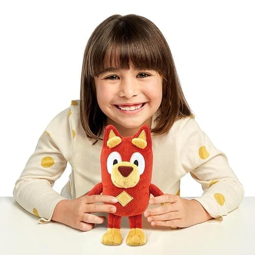 Bluey Friends 3 Pack Plush, 6.5-7.5"/ 16-23 cm Tall Plush Toys (Rusty, Lila, and Snickers) thumbnail 2