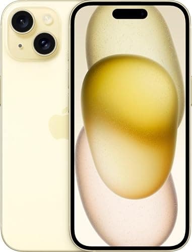 (Refurbished) Apple iPhone 15, 128GB, Yellow - Unlocked thumbnail 2