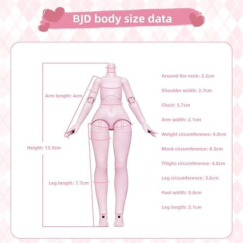 BJD Dolls BJD Blind Box 1/12 BJD Dolls 7" Ball Jointed Doll Dress Up Dolls Collectible Figures Gift for Party Birthday Ages 15 and Up PVC & ABS Costume Included, Vision Reconstruction thumbnail 4