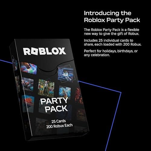 Roblox Party Pack | [200 Robux Each] Multipack of 25 x $2 - $50 thumbnail 4