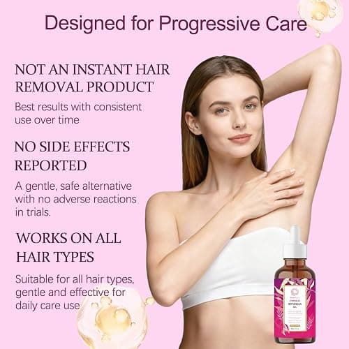 Zoone Nutra Cyperus Rotundus Seed Oil 60ml – Enhanced Botanical Formula with Hair Inhibiting Complex, Infused with Narcissus & Japanese Yam Extract, Lightweight Body Care Blend thumbnail 5