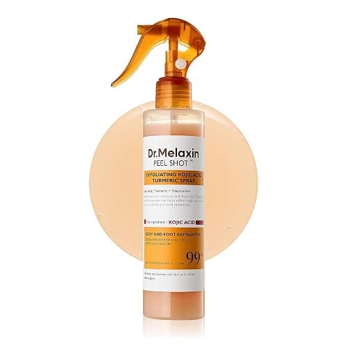 Dr.Melaxin Body Keratin Care Kojic Acid Turmeric Spray Gently Exfoliating Peeling Solution Korean Skincare All Skin Types 200ml - Image 1
