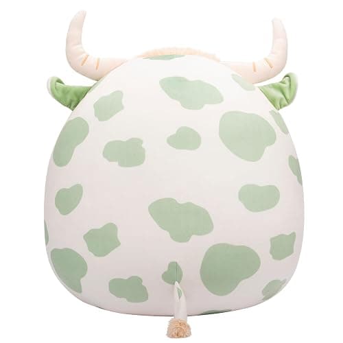 Squishmallows Original 20-Inch Celestino Sage Green Spotted Highland Cow - Official Jazwares Plush (Jumbo) thumbnail 5