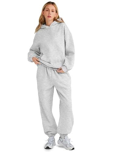 AUTOMET Womens 2 Piece Outfits Lounge Hoodie Sweatsuit Sets Plus Size Fall Fashion Clothes Airport Travel Pants Tracksuits thumbnail 2