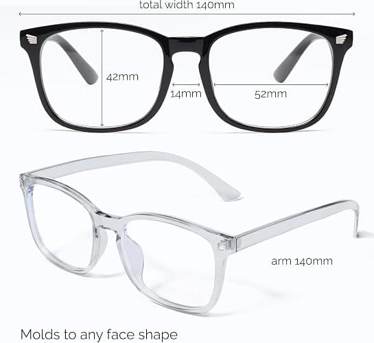 livho High Tech Blue Light Glasses - Advanced Blue Light Blocking Computer Glasses - Screen Fatigue & UV Protection thumbnail 4