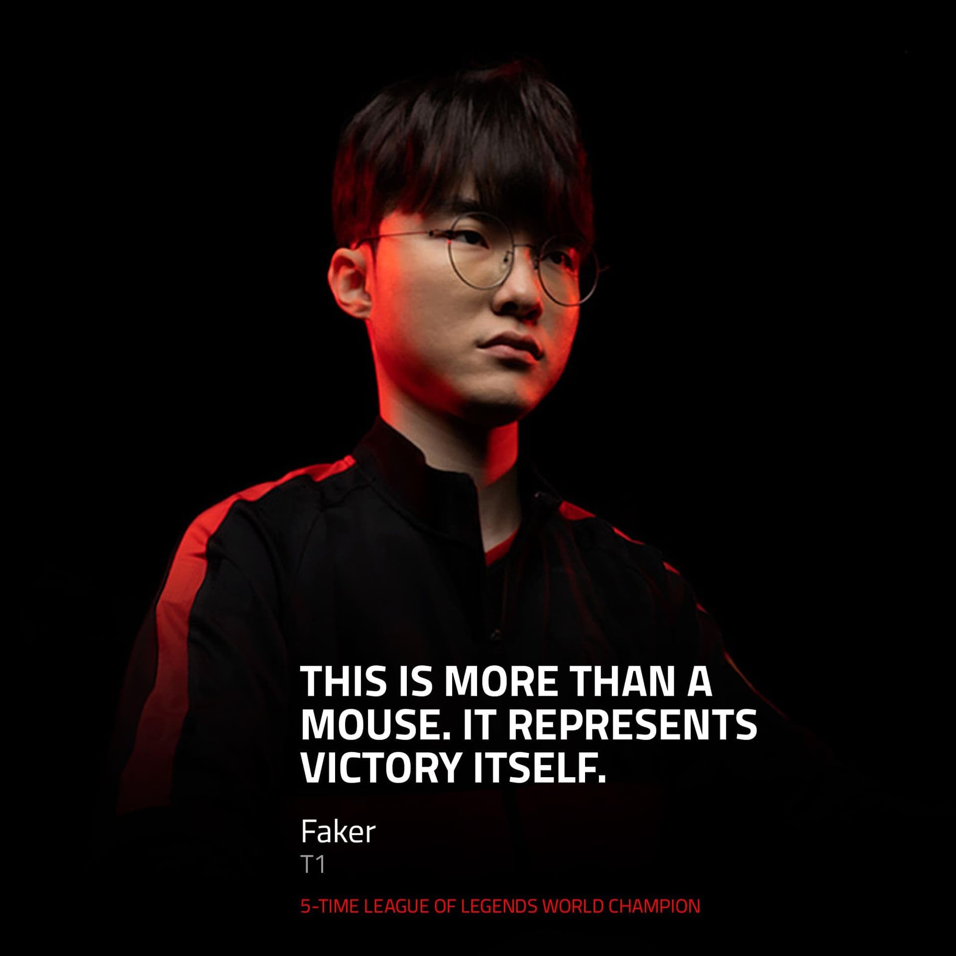 Razer Viper V3 Pro Wireless Esports Gaming Mouse: Symmetrical - 54g Lightweight - 8K Polling - 35K DPI Optical Sensor - Gen3 Optical Switches - 8 Programmable Controls - 95 Hr Battery - Faker Edition thumbnail 2