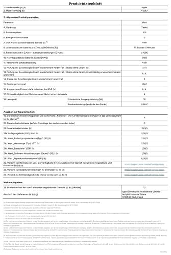 Apple 11" iPad Pro M5, 256 GB: Ultra Retina XDR Display, 12 MP Querformat Frontkamera/12 MP Rückkamera, LiDAR Scanner, WLAN, Batterielaufzeit für den ganzen Tag – Space Schwarz thumbnail 7