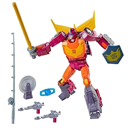 Transformers Studio Series MTMTE Collection Voyager Movie Autobot Hot Rod Action Figure | Transformers Studio Series 6 Inch Action Figure Voyager Class Exclusive - Hot Rod - Image 1