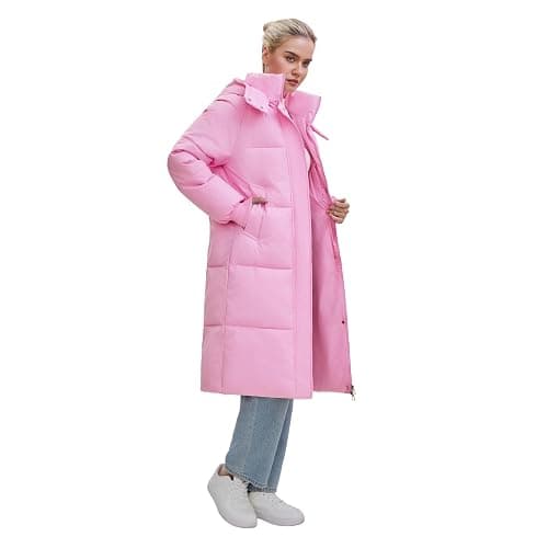 PUFFIT Long Puffer Jacket for Women,2025 Thickened Winter Coat Hooded with Deep Pockets, Ladies Warm Winter Jacket thumbnail 5