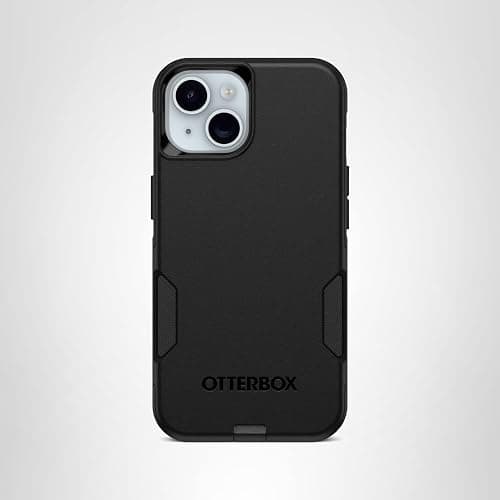 OtterBox iPhone 16e, 15, 14, & 13 Commuter Series Case - Black, Slim & Tough, Pocket-Friendly, with Port Protection thumbnail 5